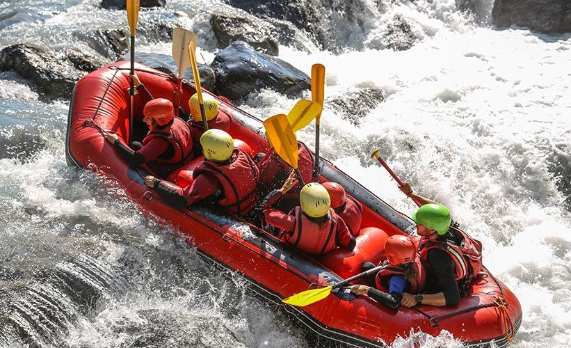 rafting montagne