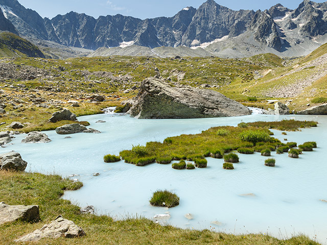 lac glacier arsine hautes alpes