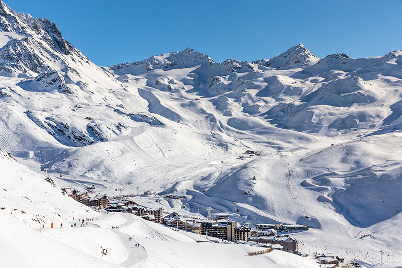 val thorens neige décembre