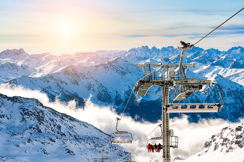 skier en décembre