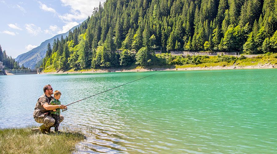 vacances montagne été peche