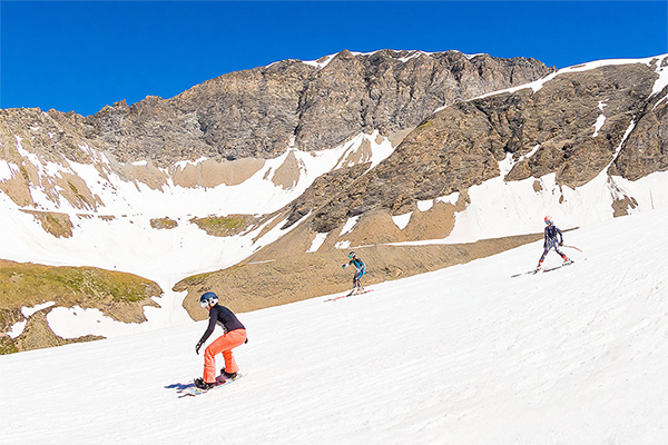 glacier val isere ete