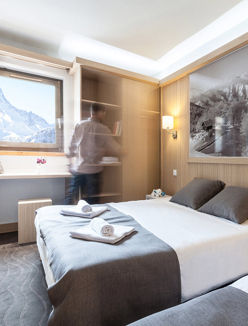 chambre de votre club vacances à Val Thorens